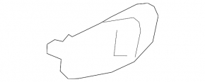 Door handle inside rear right Volvo XC40 19-25