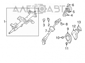 Toyota Highlander 01-07 steering column