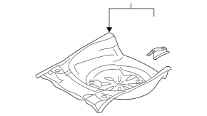 Trunk trough Subaru Forester 19- SK