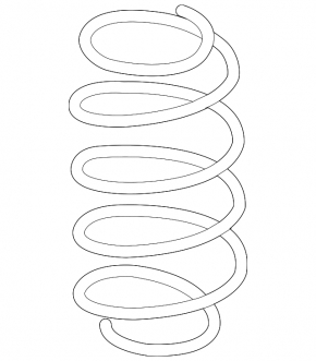 Rear left spring Honda Civic XI FE/FL 22-26 4d 2.0 LX