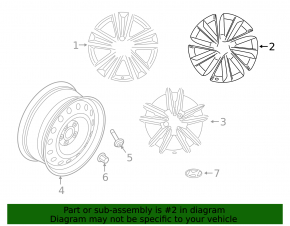 Wheel disk R17 Hyundai Sonata 15-17 sport light curb