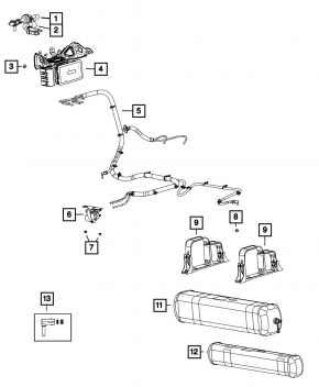 Jeep Grand Cherokee WL 21-25 Air Suspension Valve Block
