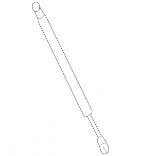 Left tailgate shock absorber for Toyota Highlander 2008-2009