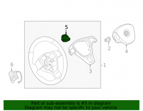 Steering wheel controls VW Jetta 15-18 USA without frame
