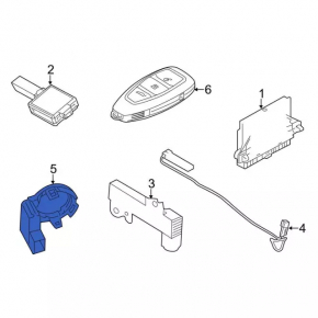 Ford C-max MK2 13-18 Immobilizer Antenna