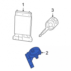 Ford C-max MK2 13-18 Immobilizer Antenna