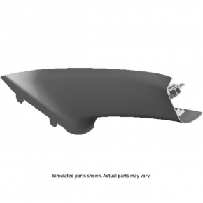 Front pillar trim right GMC Terrain 18- gray