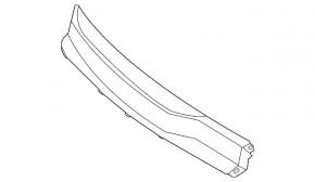 Right wiper grille trim Kia Niro 23- structure