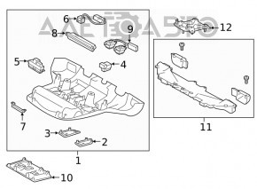 Front light Subaru Forester 19- SK without sunroof, gray