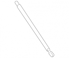 Trunk door shock absorber right Nissan Leaf 18-22