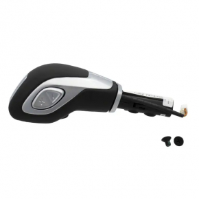 Ford Fusion mk5 13-16 automatic transmission knob, black leather, type 2