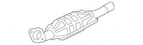 Intake pipe with catalytic converter Mazda6 09-13 2.5