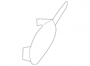 Land Rover Discovery Sport 17-19 rear bumper tow hook cap