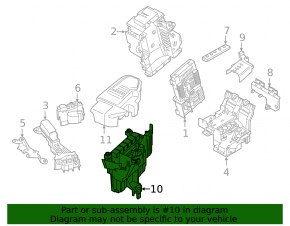 BMW X3 G01 18 Engine Computer ECU Housing - Type 2