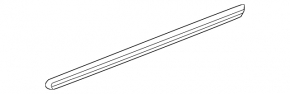 Door glass seal front right Mercedes GLA 15-20 internal