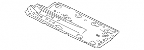 Left underbody protection for VW Golf 10-14