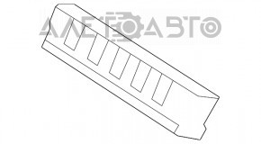 Relay block housing underhood left Nissan Pathfinder 13-20 - middle part