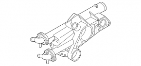 Thermostat housing Hyundai Santa FE Sport 17-18 rest 2.4