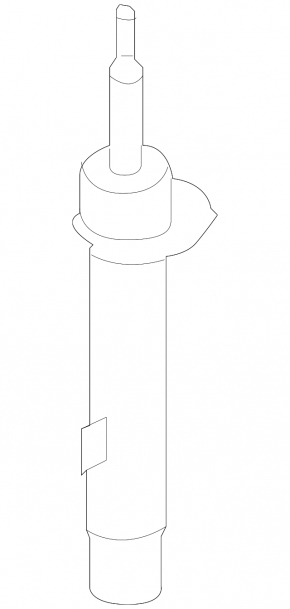 Front right shock absorber BMW 3 E90 E92 07-11 AWD