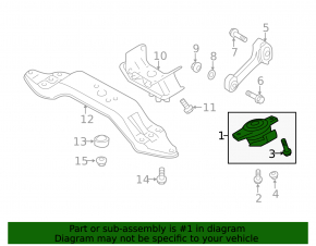 Right engine mount for Subaru Ascent 23-26 automatic transmission