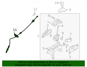 Gearbox cable Hyundai Santa FE 19-20
