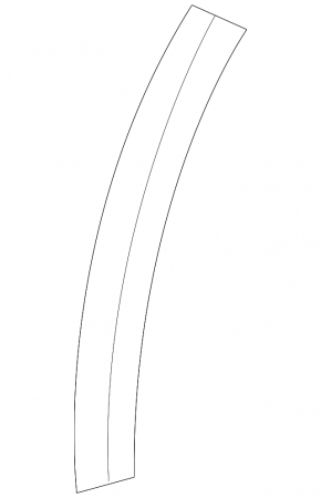 Rear left fender arch trim for Audi Q7 16-19 on the door for R18-R20
