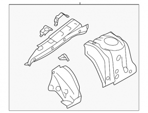 Quarter front left Subaru XV Crosstrek 18-23