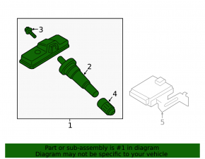 Wheel Pressure Sensor Hyundai Tucson 16-21