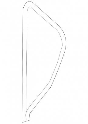 Front panel trim side left Lexus NX200t NX300 NX300h 15-21 black