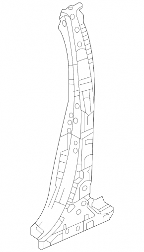 Left center pillar for Honda Civic XI FE/FL 22-24