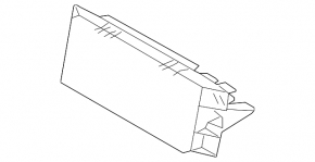 Climate control unit 3rd row BMW X5 F15 14-18