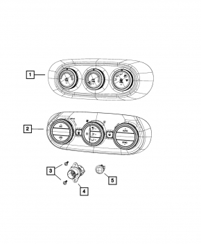 Climate control Fiat 500X 16-18