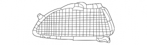 Right bumper grille for Acura TLX 21-25 under fog lights