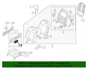 Hyundai Tucson 22-25 Black Driver's Seat Control