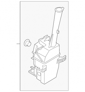 Kia Sorento 16-20 washer reservoir without cap and sensor