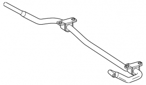 Front stabilizer Mercedes C-class W206 300 22-25 AWD, sport