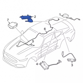 Lincoln MKX 16- Antenna Module