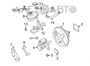 Mazda CX-7 06-12 Vacuum Booster