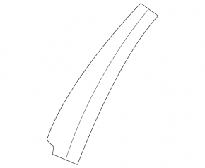 Windscreen wiper seal left Ford Escape MK3 17-19 rest