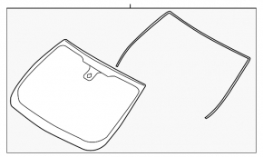 Ford Ecosport 18-22 heated windshield