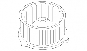 Mazda CX-5 13-16 heater fan motor