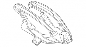 Left Engine Mount Bracket for BMW 5 Series G60 24-25 AWD, 3.0L Turbo