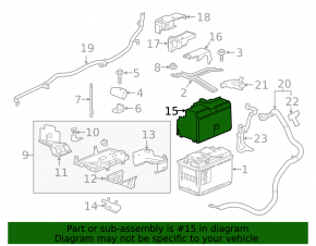 Chevrolet Malibu Battery Case 16-23