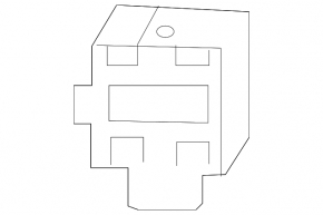Blind spot sensor right Audi A4 B9 17-