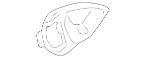 Plug for outer door handle, rear right BMW 5 F10 11-16