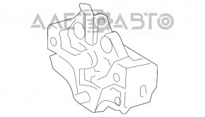 Lexus RX350 RX450h 10-15 Hood Lock