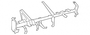 Reinforced under-dash pipe for Toyota Highlander 2008-2013