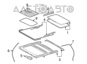 Toyota Highlander 2001-2007 hatch mechanism