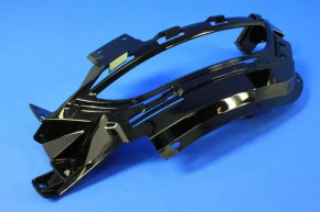 Chrysler 200 15-17 right bumper grille for flat fog lights, gloss black