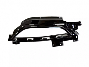 Chrysler 200 15-17 right bumper grille for flat fog lights, gloss black